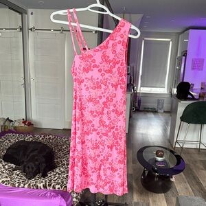 Floral asymmetrical sundress